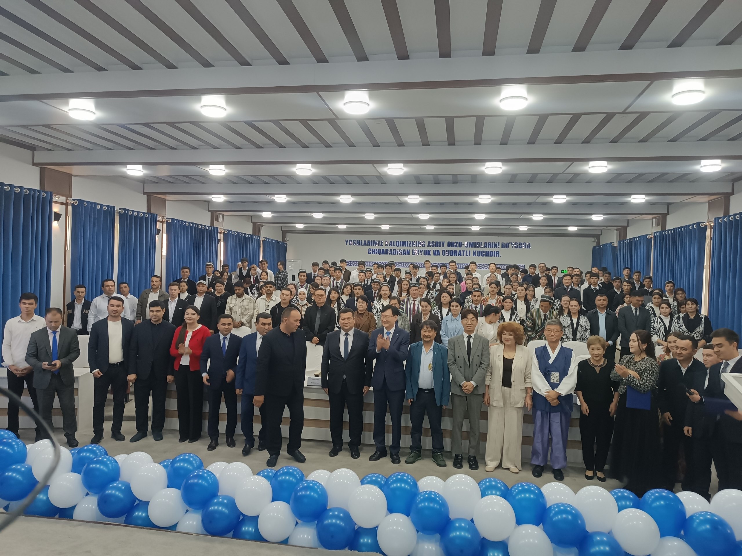 우즈베키스탄 나망간국립기술대학교 '세종학당' 개원식 참석 2